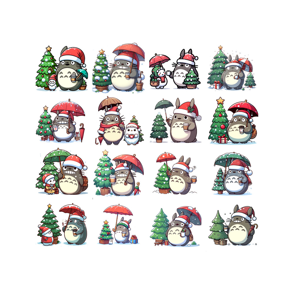 Anime Christmas Png, Manga Christmas Png, Totoro Christmas Png, totoro Png, png Sublimation, Digital Instant Download File.jpg