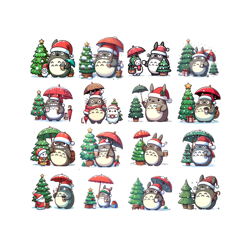 Anime Christmas Png, Manga Christmas Png, Totoro Christmas Png, totoro Png, png Sublimation, Digital Instant Download File.jpg