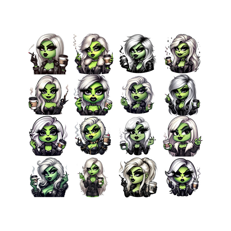 Boujee Black Girl Christmas Green Mean Girl png clipart, christmas afro woman clipart. merry Grinchmas, holiday vibes, Pink wine png.jpg