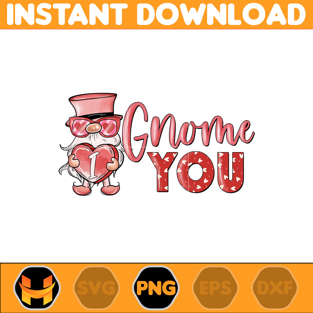 Valentines Day Gnomes Png Sublimation Design, Valentine's Day Gnome Png, Valentines Day Png, Gnome with Heart Png, Love Gnomes Png (15).jpg