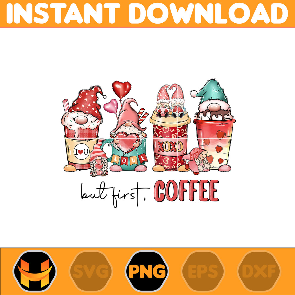 Valentines Day Gnomes Png Sublimation Design, Valentine's Day Gnome Png, Valentines Day Png, Gnome with Heart Png, Love Gnomes Png (16).jpg