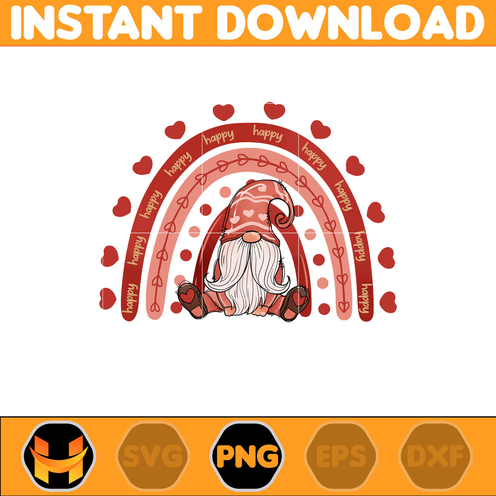Valentines Day Gnomes Png Sublimation Design, Valentine's Day Gnome Png, Valentines Day Png, Gnome with Heart Png, Love Gnomes Png (19).jpg