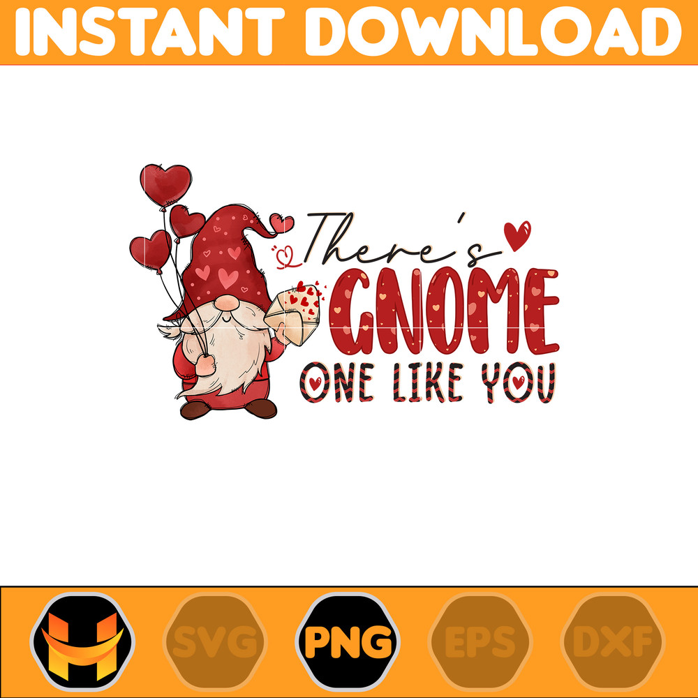 Valentines Day Gnomes Png Sublimation Design, Valentine's Day Gnome Png, Valentines Day Png, Gnome with Heart Png, Love Gnomes Png (4).jpg