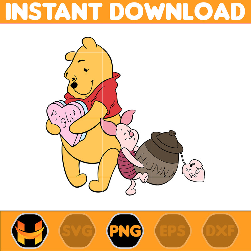 Winnie the Pooh Valentine's Day Png, Winnie the Pooh Png, Baby Pooh Png, Baby Eeyore Png, Winnie the Pooh Clipart,Tigger Png (20).jpg