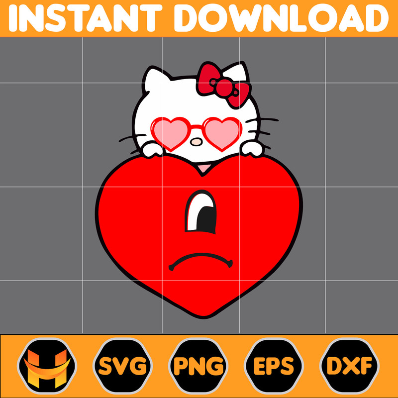 Hello Cats Valentine Svg, Valentines Day Kitty Svg Svg, Kawaii Kitty Svg, Valentines Day Svg (15).jpg