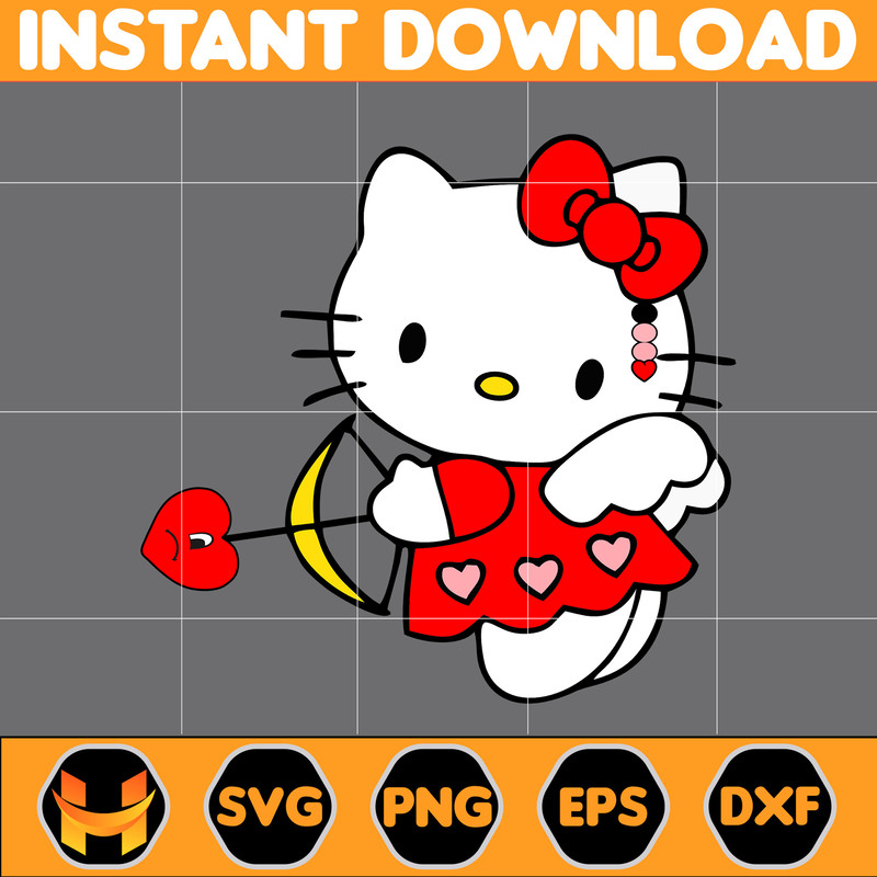 Hello Cats Valentine Svg, Valentines Day Kitty Svg Svg, Kawaii Kitty Svg, Valentines Day Svg (18).jpg