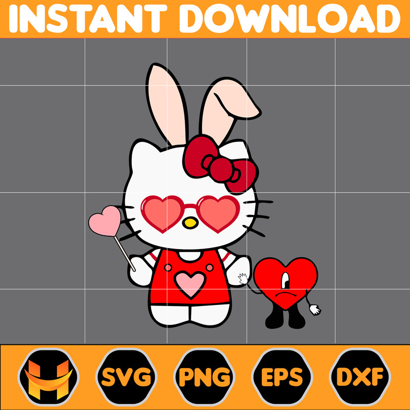 Hello Cats Valentine Svg, Valentines Day Kitty Svg Svg, Kawaii Kitty Svg, Valentines Day Svg (19).jpg