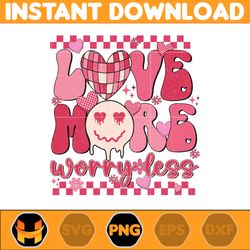 retro valentines png, valentines sublimation design, groovy valentine png, love png, heart png, retro valentine png (17)