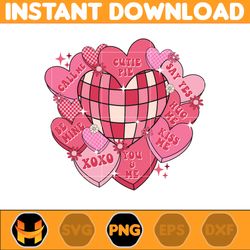 Retro Valentines Png, Valentines Sublimation Design, Groovy Valentine Png, Love Png, Heart Png, Retro Valentine Png (5)
