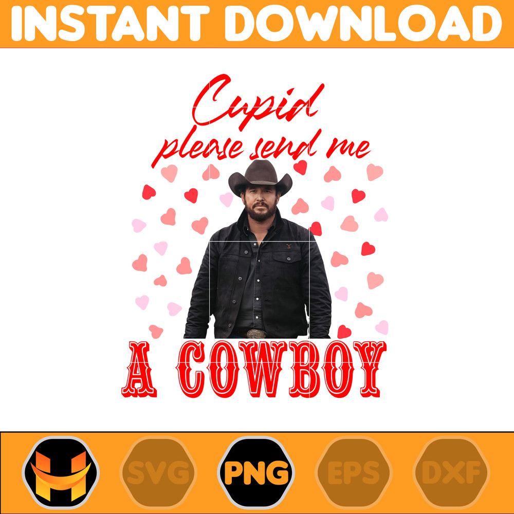 Yellowstone Valentines Sublimation Design, Western Valentine Png, Valentine's Day Png, Instant Dowload (16).jpg