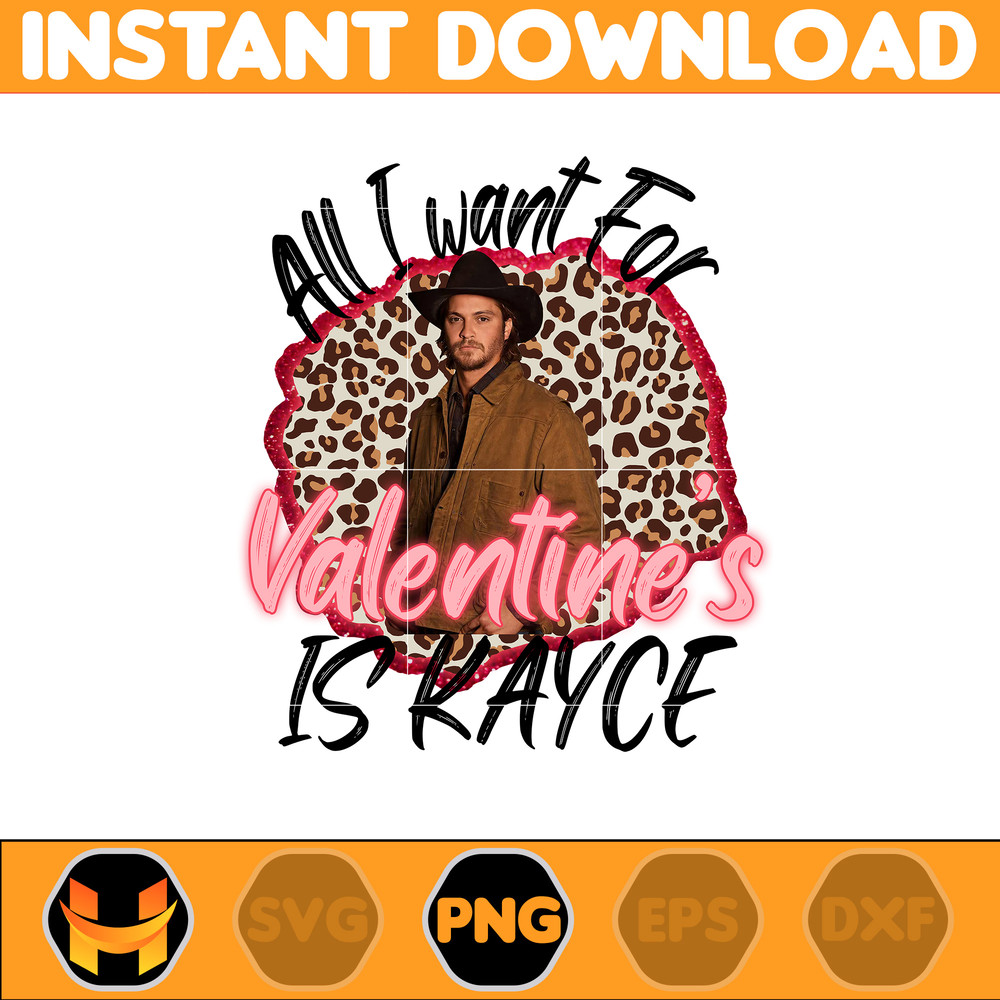 Yellowstone Valentines Sublimation Design, Western Valentine Png, Valentine's Day Png, Instant Dowload (20).jpg