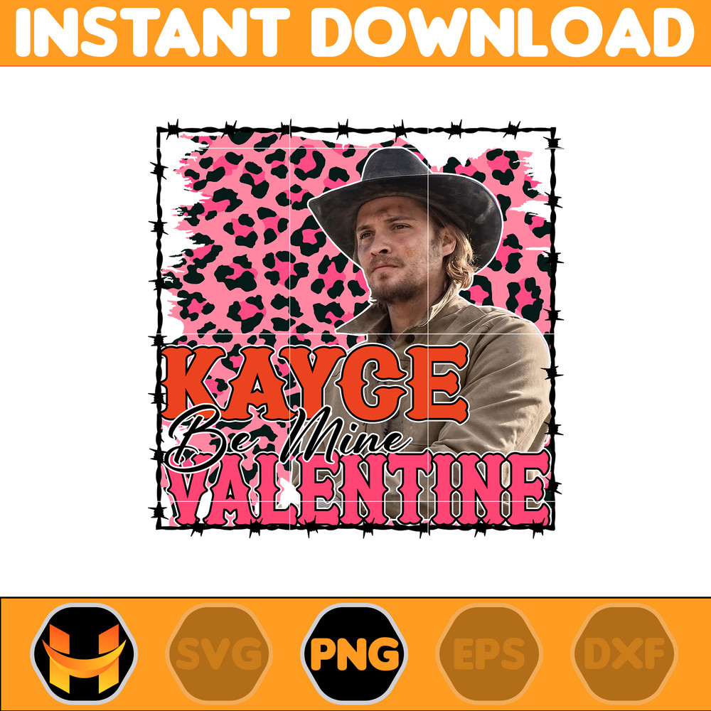 Yellowstone Valentines Sublimation Design, Western Valentine Png, Valentine's Day Png, Instant Dowload (22).jpg
