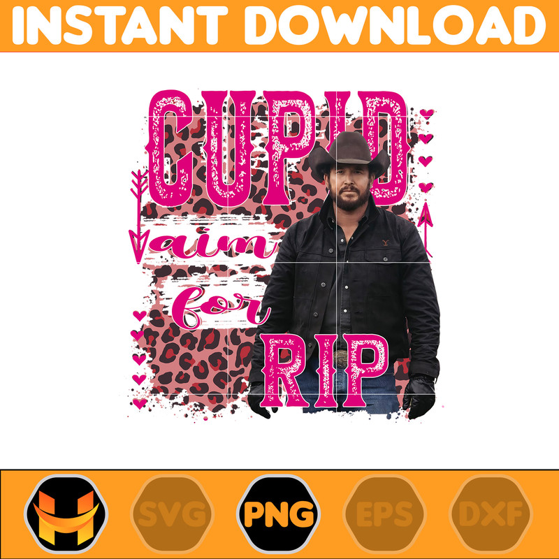 Yellowstone Valentines Sublimation Design, Western Valentine Png, Valentine's Day Png, Instant Dowload (9).jpg