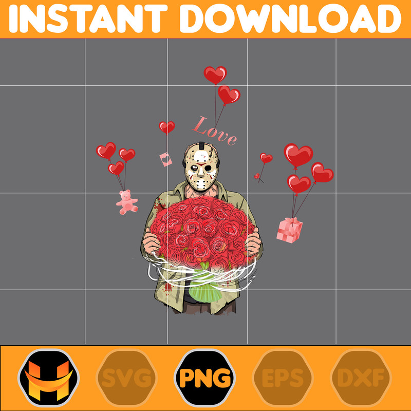 Horror Valentine Png, Valentine Killer Story Png, Be My Valentine Png, Be Mine Character Movie Png, Digital File (20).jpg