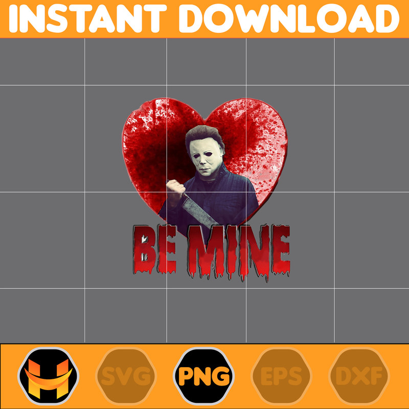 Horror Valentine Png, Valentine Killer Story Png, Be My Valentine Png, Be Mine Character Movie Png, Digital File (48).jpg