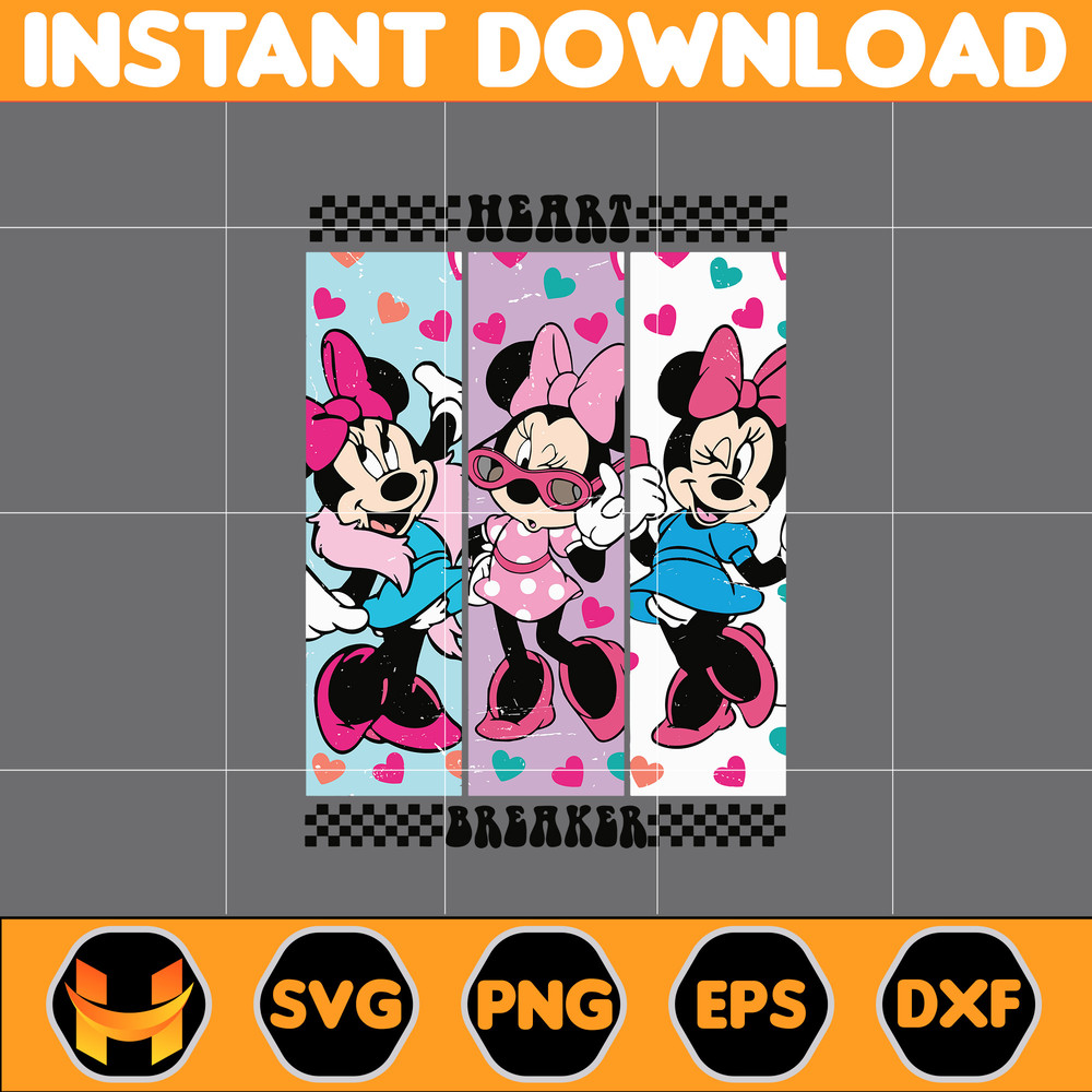 Designs Cartoon Valentine Svg, Be My Valentine Svg, Mouse And Friend Character Movie Svg (29).jpg