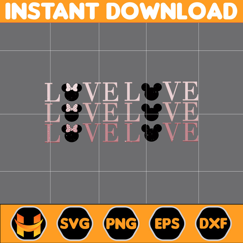 Designs Cartoon Valentine Svg, Be My Valentine Svg, Mouse And Friend Character Movie Svg (33).jpg