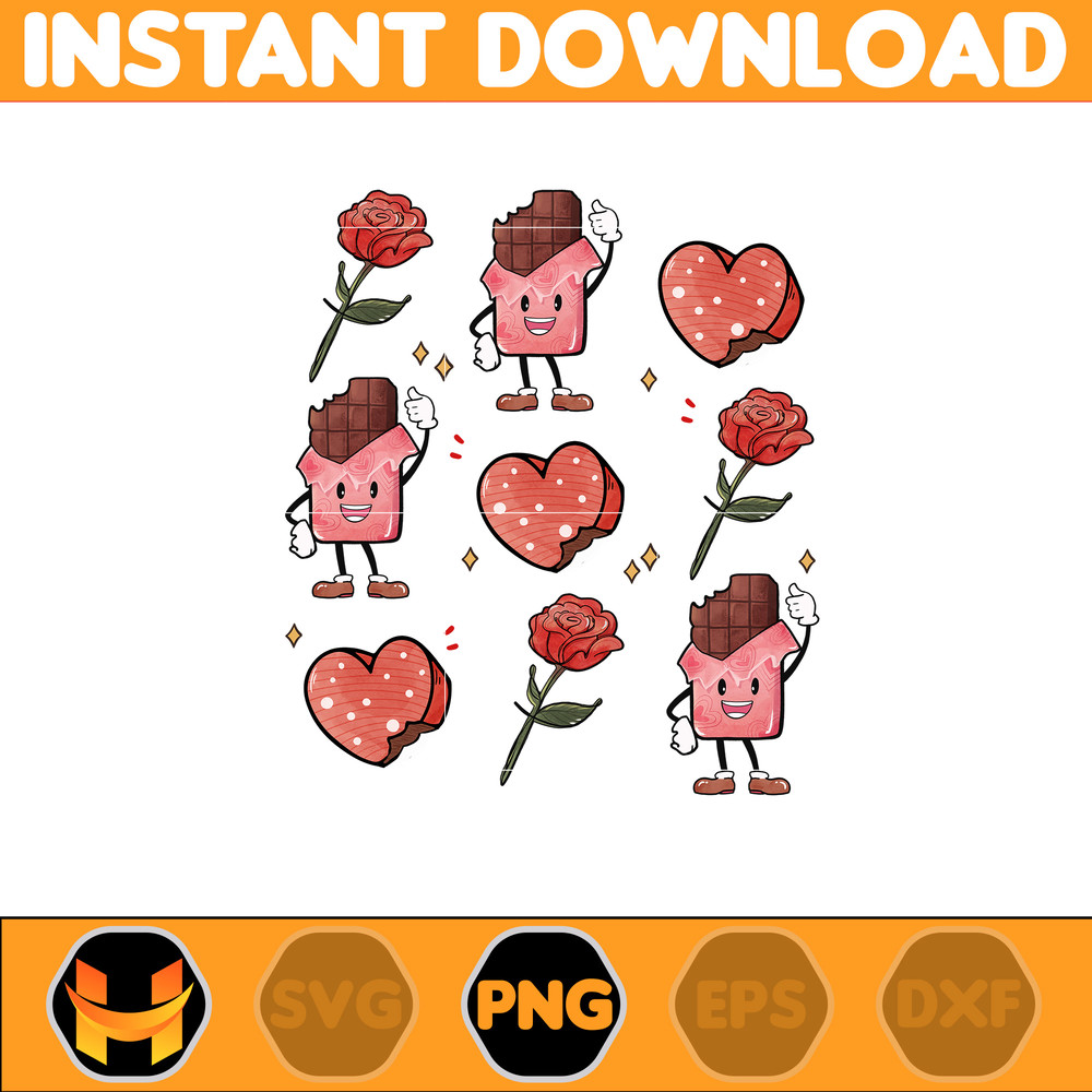 Retro Valentine Png, Love Bite Xo xo Latte Howdy Valentine Candy Conversation Lover Babe Be Mine Peace Love More Vibes (5).jpg