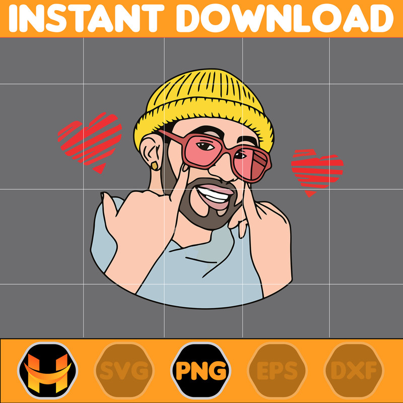 Bad Bunny Valentines Day Png, Benito Png, Un Valentina Sin Ti, Bad Bunny Png, Cricut Png, Valentine's Day (3).jpg
