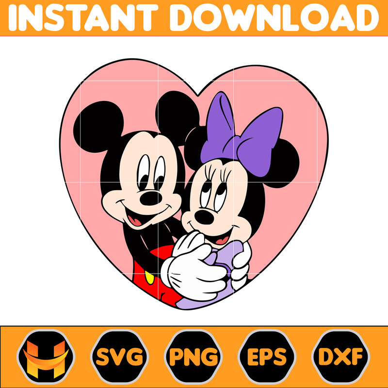 Valentines Day cartoon Svg, Cartoon Valentines Day Svg, Valentines Day Svg for sublimation, Mouse Svg (5).jpg