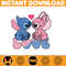 Stitcth Valentine Png, Stitch Png, Cartoon Png, Blue Alien, Valentine Png, Instant Download (6).jpg