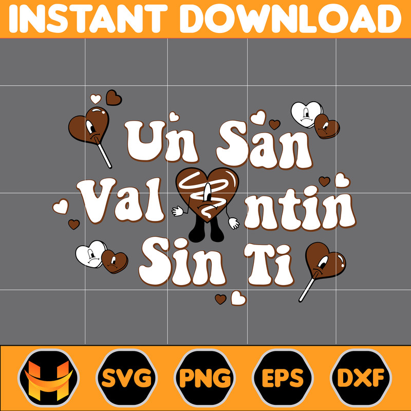 Bad Bunny Valentines Day Svg, Benito Svg, Un Valentina Sin Ti, Bad Bunny Svg, Cricut Svg, Valentine's Day (15).jpg