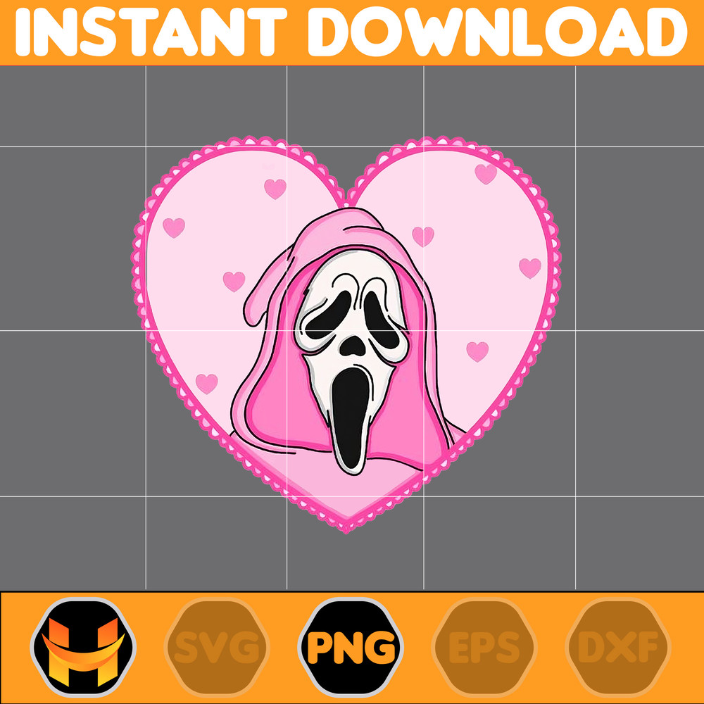 Ghostface Horror Valentine PNG, Valentine's Day Horror Character, Horror Valentine Png, Valentine's Day Png (2).jpg