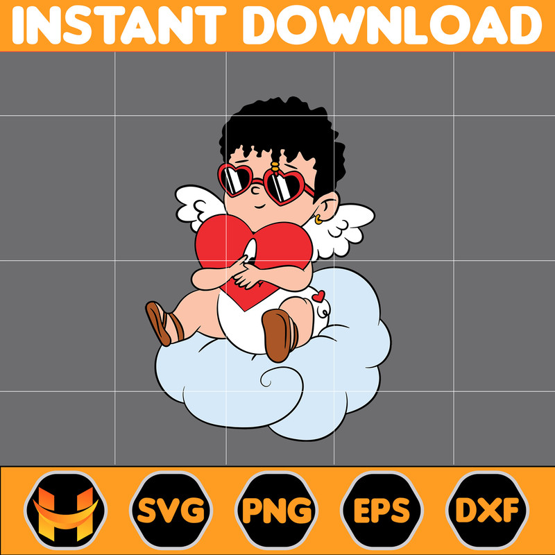 Bad Bunny Valentines Day Svg, Benito Svg, Un Valentina Sin Ti, Bad Bunny Png, Cricut Svg, Valentine's Day Svg (7).jpg