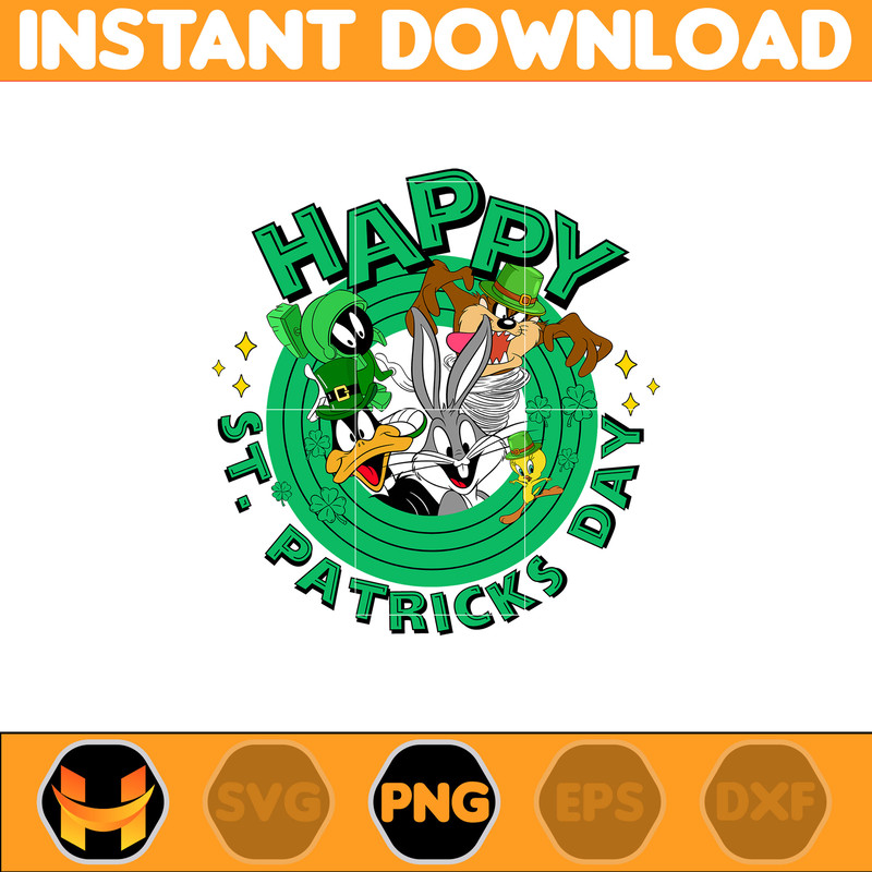 Happy St Patrick's Day Png, Pinch Proof Png, St Patrick's Day Png, Cartoon Characters Png, Pot of Gold, Feeling Lucky Png.jpg