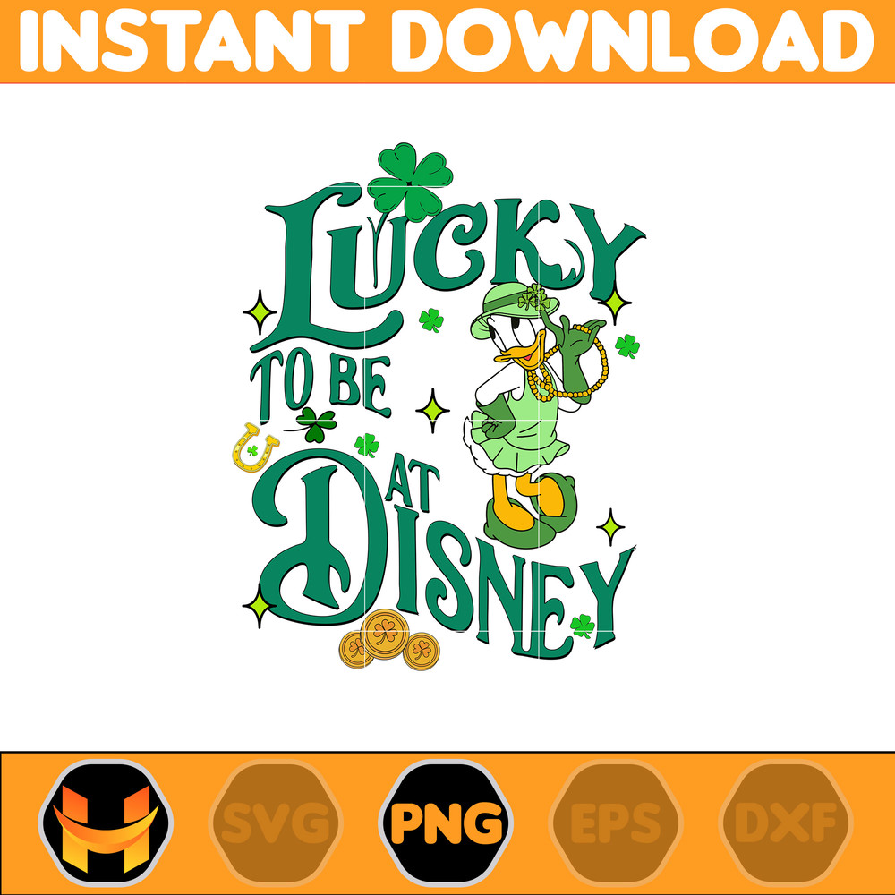 Lucky To Be At Disney, Happy St Patrick's Day Png, Cartoon St Patrick's Day, Saint Patrick's Day.jpg