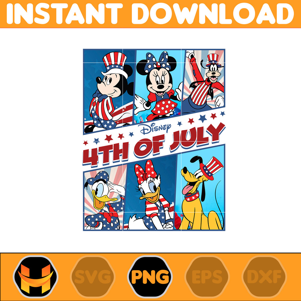 Mouse 4th Of July Png, Cartoon 4th July Png, Fourth Of July Designs, Independence Day, 4th Of July Png, Instant Download (5).jpg