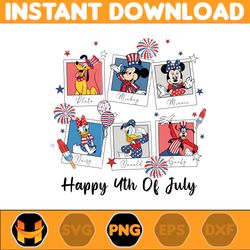 Mouse 4th Of July Png, Cartoon 4th July Png, Fourth Of July Designs, Independence Day, 4th Of July, Instant Download (6)