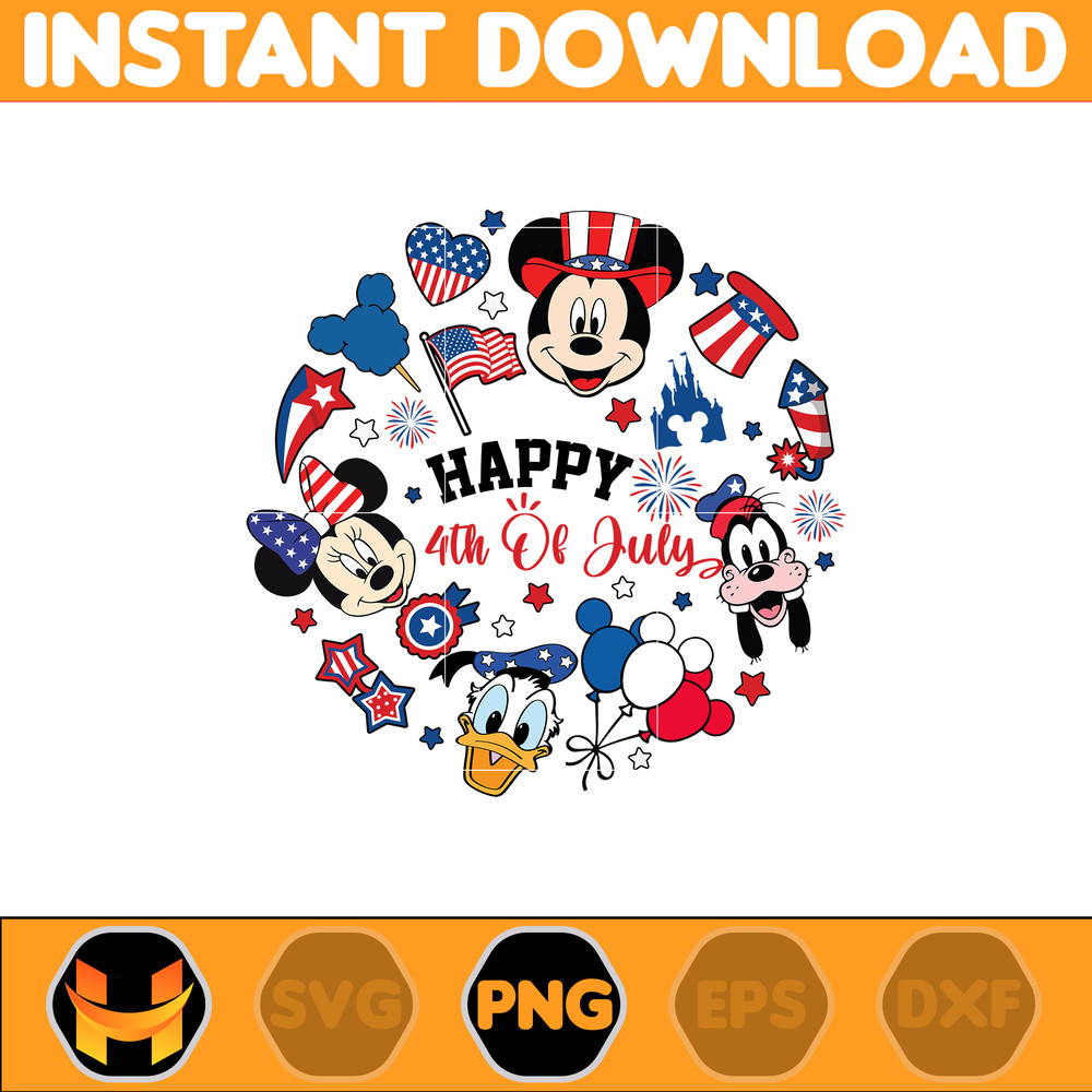 Mouse 4th Of July Png, Cartoon 4th July Png, Fourth Of July Designs, Independence Day, 4th Of July Png, Instant Download (9).jpg