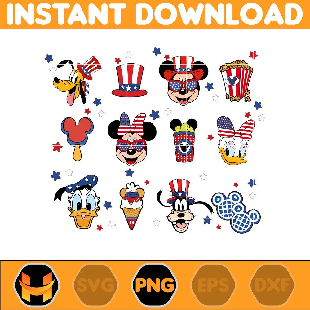 Mouse 4th Of July Png, Cartoon 4th July Png, Fourth Of July Designs, Independence Day, 4th Of July Png, Instant Download (15).jpg