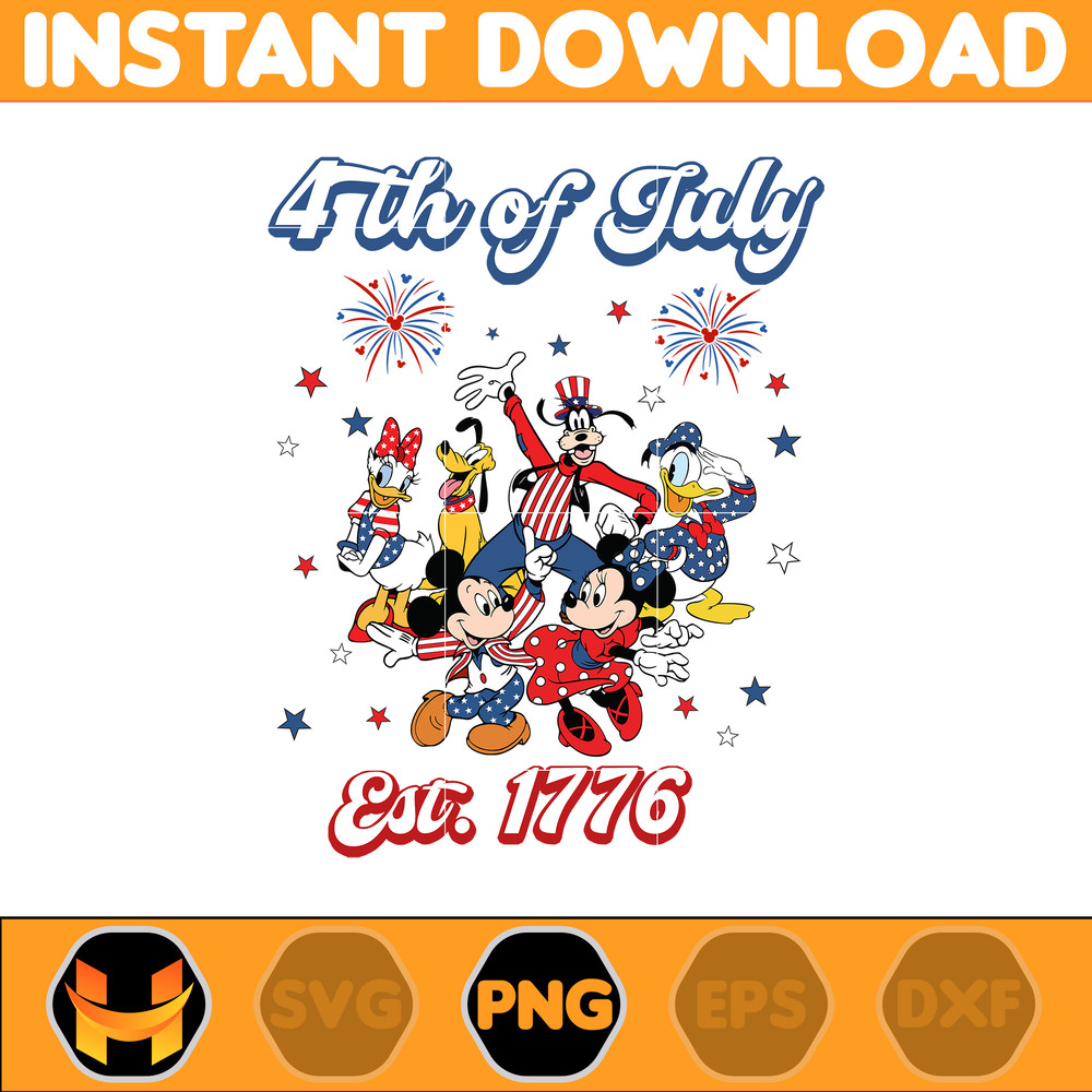 Mouse 4th Of July Png, Cartoon 4th July Png, Fourth Of July Designs, Independence Day, 4th Of July Png, Instant Download (21).jpg