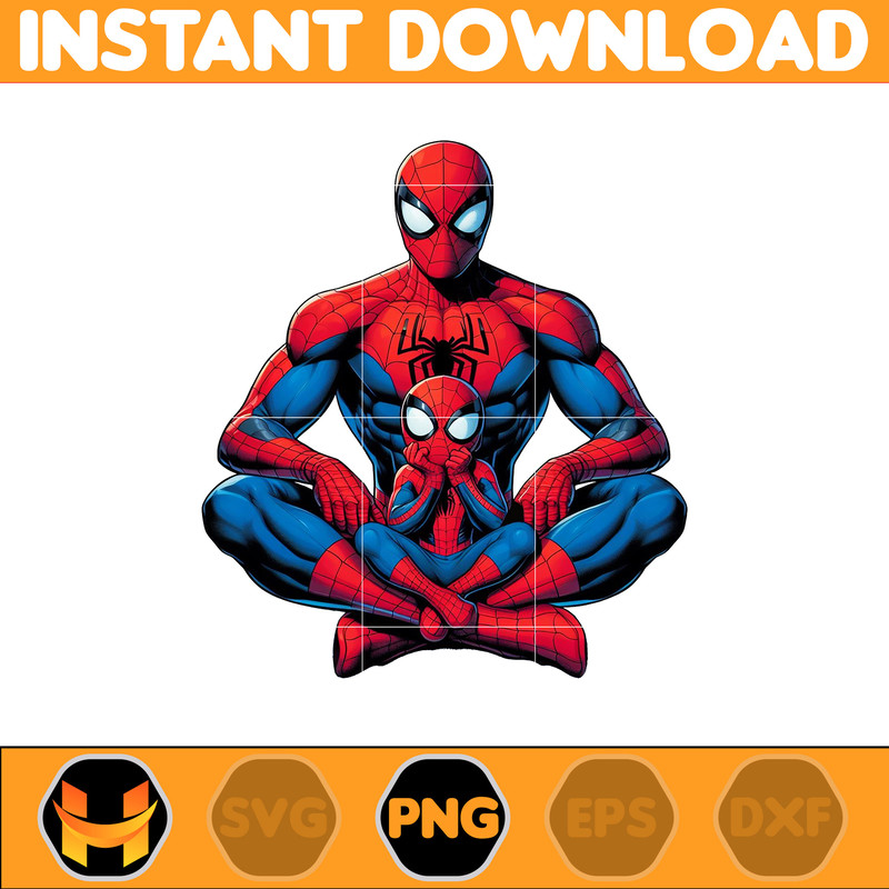 Spider Man Dad And Son Png, Super Hero Dad And Son Png, Father's Day 2024 Png, Father's Day Png Sublimation, Clipart, Instant Download (3).jpg