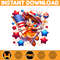 Daisy America Png, Funny Cartoon Fourth Of July Png, Cartoon Independence Day Png, 4th Of July Png, 4th of July Sublimation, America Png.jpg