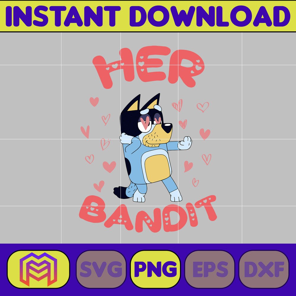 Bluey And Bingo Couple Png, Bluey Valentines Day Png, Blue Dogs Valentine'S Day, Happy Valentine'S Day Png (3).jpg