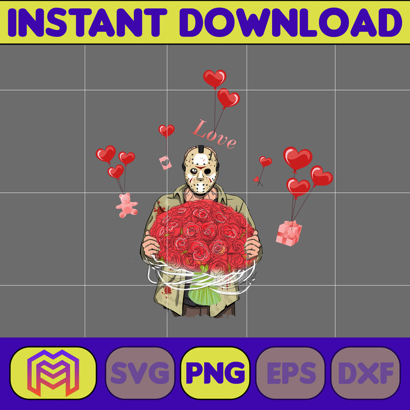 Horror Valentine Png, Valentine Killer Story Png, Be My Valentine Png, Be Mine Character Movie Png, Digital File (20).jpg