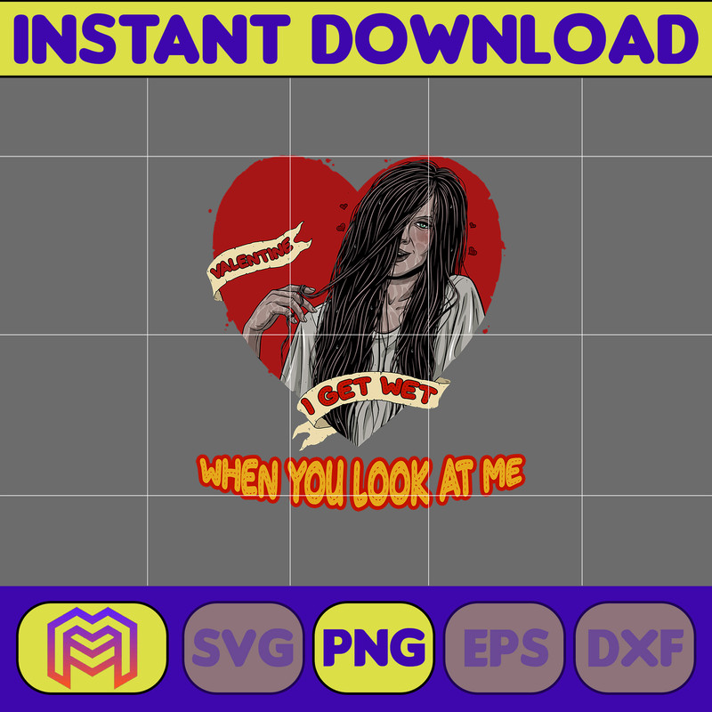 Horror Valentine Png, Valentine Killer Story Png, Be My Valentine Png, Be Mine Character Movie Png, Digital File (38).jpg