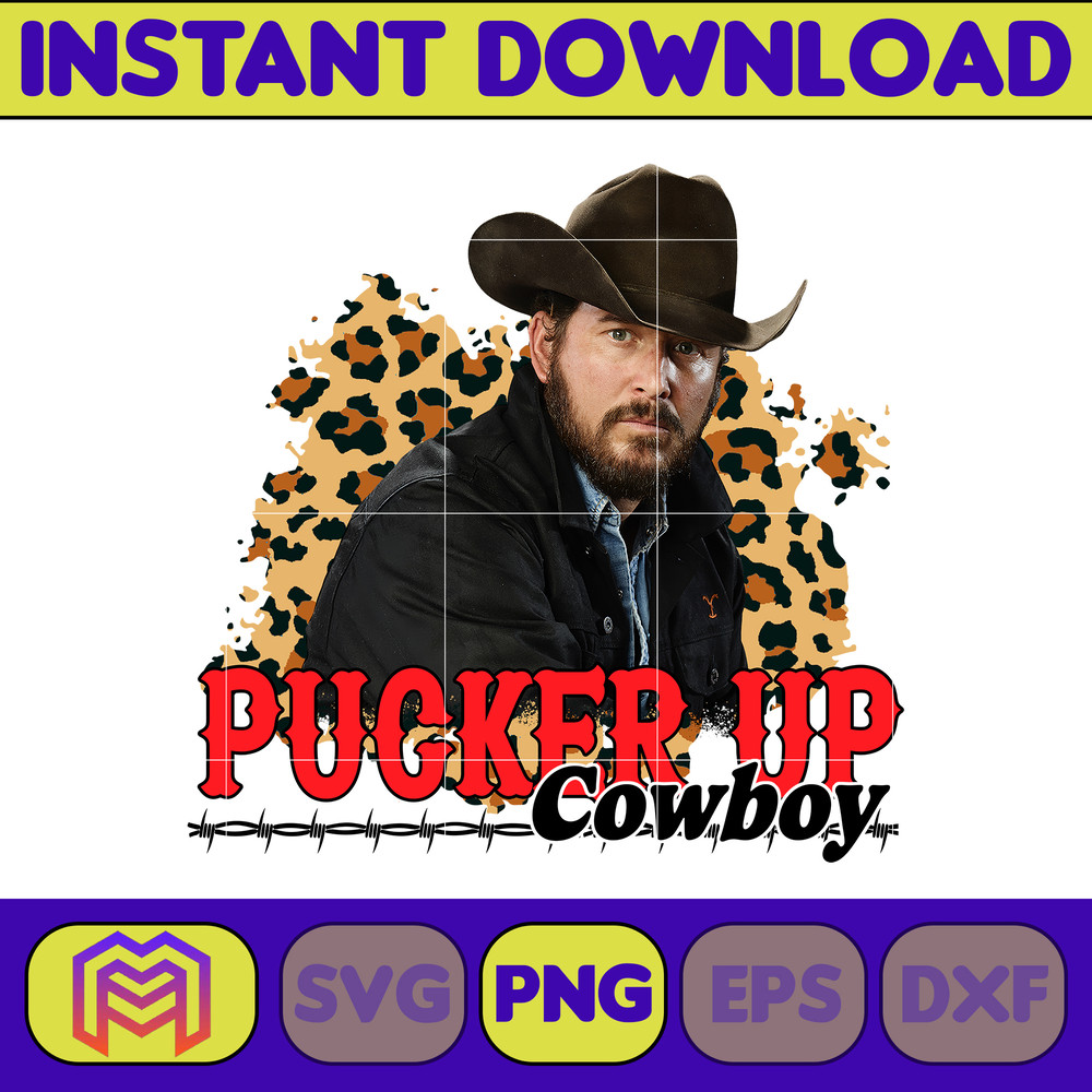 Yellowstone Valentines Sublimation Design, Western Valentine Png, Valentine's Day Png, Instant Dowload (11).jpg