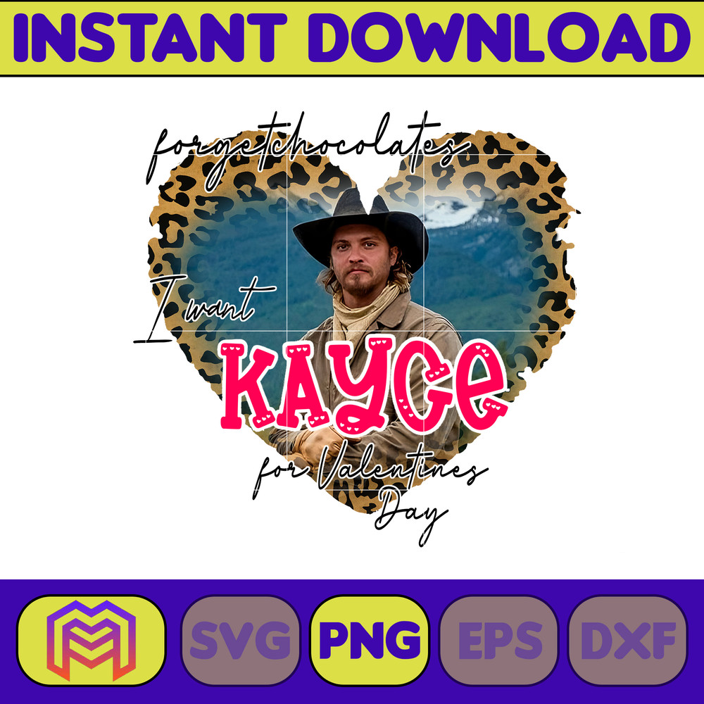 Yellowstone Valentines Sublimation Design, Western Valentine Png, Valentine's Day Png, Instant Dowload (15).jpg