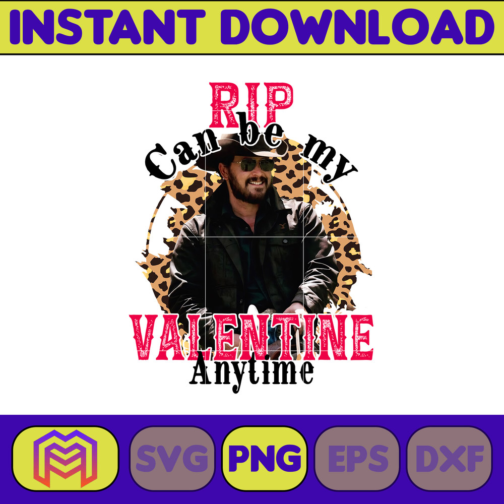 Yellowstone Valentines Sublimation Design, Western Valentine Png, Valentine's Day Png, Instant Dowload (29).jpg