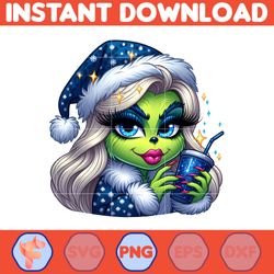 Blue Grinch Girl Png, Bougie Grinch Png (10)