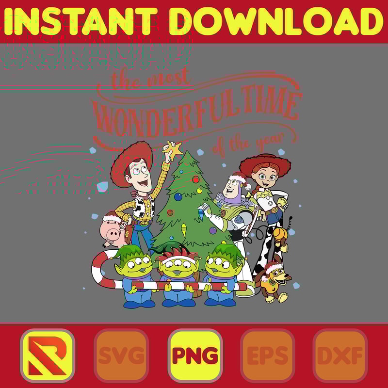 It's The Most Wonderful Time Of The Year Png, Christmas Toy Png, Christmas Squad Png, Christmas Friends Png, Xmas Holiday Season Png.jpg