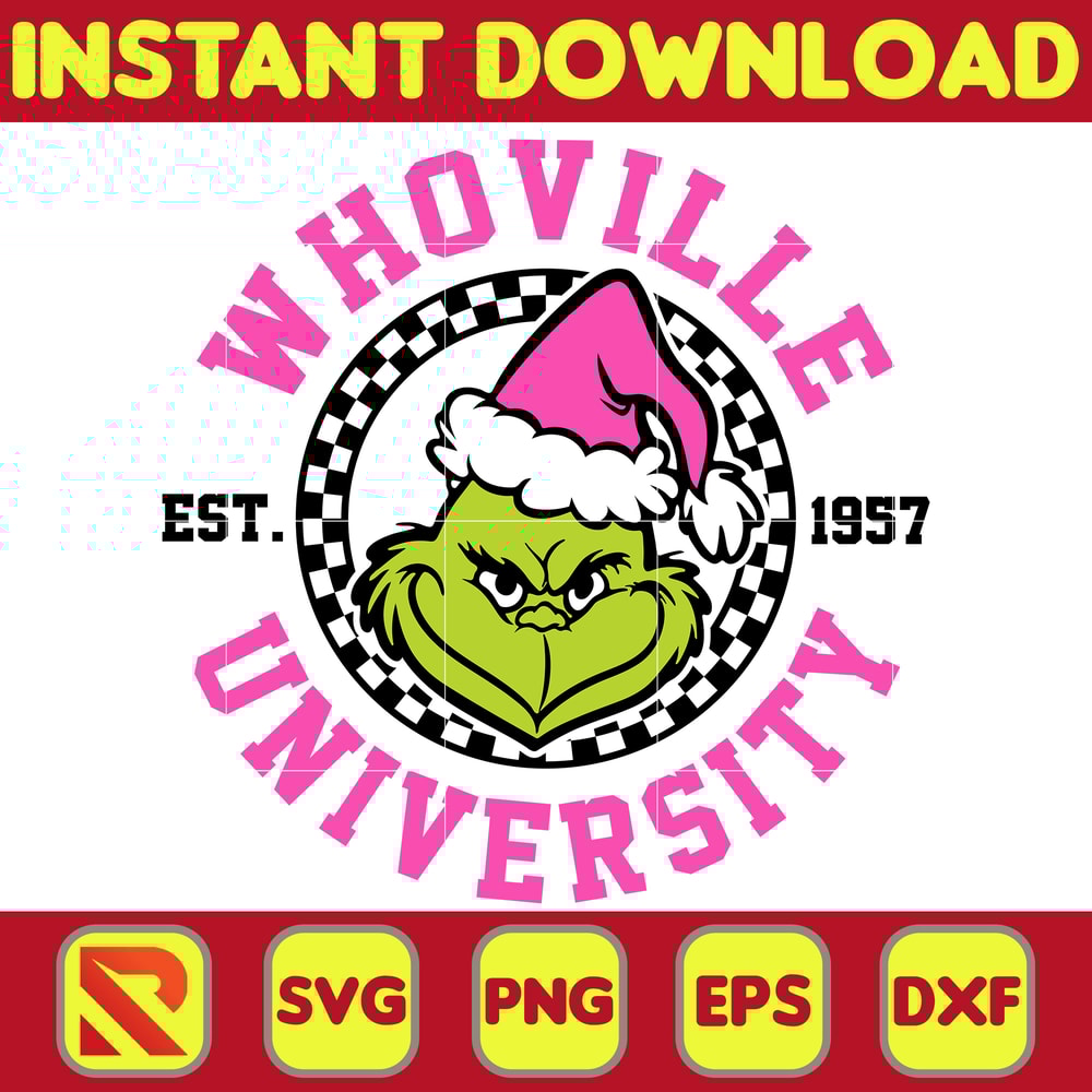 Retro Pink Grinch Svg, Retro Christmas Svg, Grinch Svg, Grinch Png, Christmas Png, Pink Christmas Svg (13).jpg