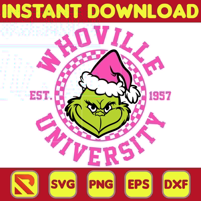 Retro Pink Grinch Svg, Retro Christmas Svg, Grinch Svg, Grinch Png, Christmas Png, Pink Christmas Svg (14).jpg
