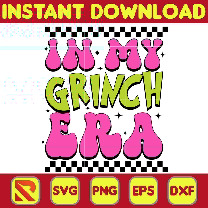 Retro Pink Grinch Svg, Retro Christmas Svg, Grinch Svg, Grinch Png, Christmas Png, Pink Christmas Svg (19).jpg