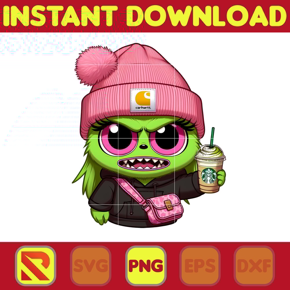 Grinch bougie Hoodie Png, Colorful Boujee Png, Christmas Trending 2023 Png, Instant Download (20).jpg