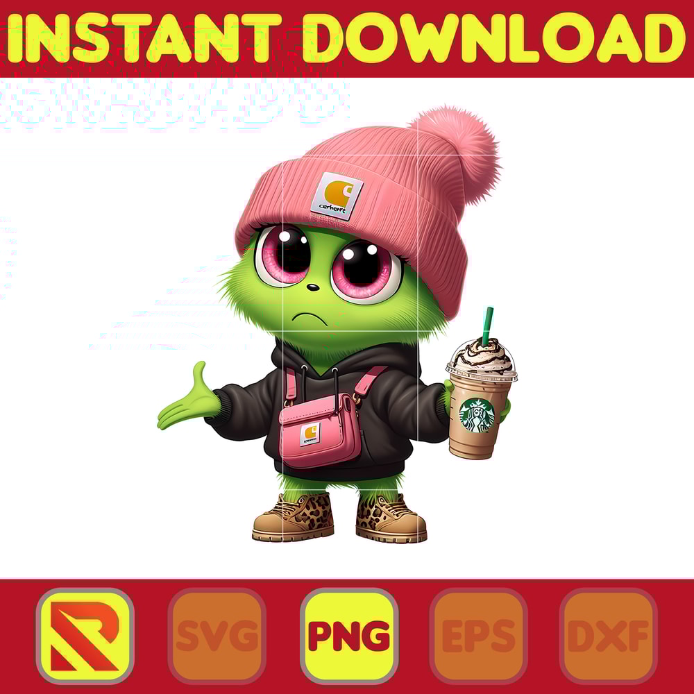 Grinch bougie Hoodie Png, Colorful Boujee Png, Christmas Trending 2023 Png, Instant Download (8).jpg